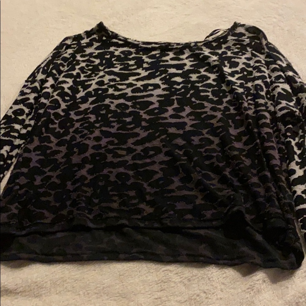ombré cheetah top